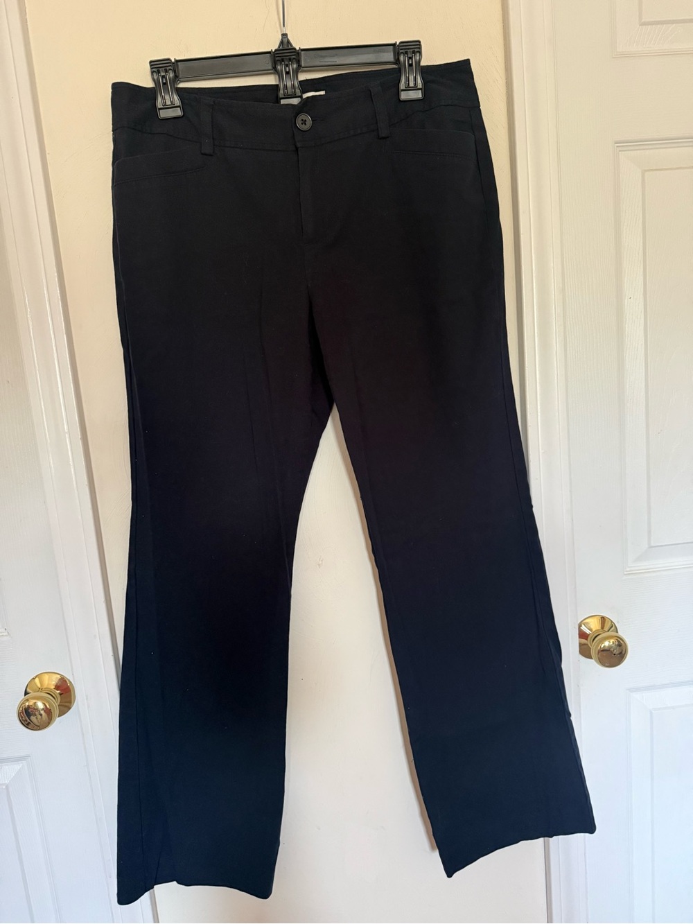 Bass Men's Navy Black Dress Pants - Straight Leg